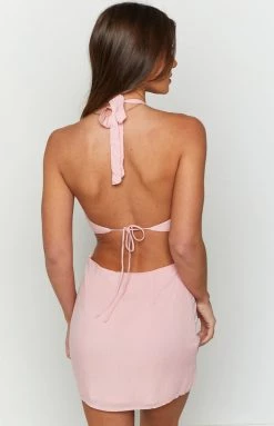 BB Exclusive New Aminah Pink Mini Dress
