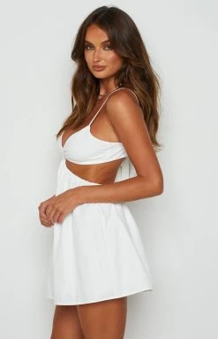 BB Exclusive Amorgos White Mini Dress