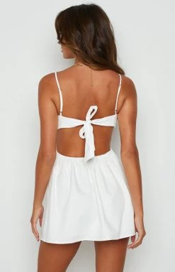 BB Exclusive Amorgos White Mini Dress