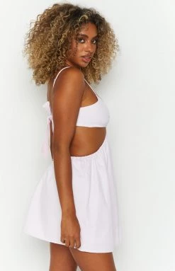 BB Exclusive Dresses Amorgos Pink Mini Dress