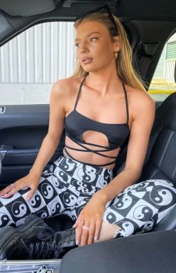 BB Exclusive Tops Amphitheatre Festival Top Black