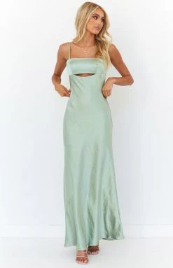 Beginning Boutique New Anais Sage Maxi Dress