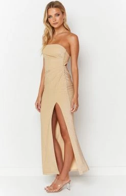 BB Exclusive Anastasia Gold Strapless Formal Dress Dresses 16 BB Exclusive Anastasia Gold Strapless Formal Dress Dresses