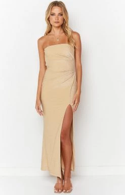 BB Exclusive Anastasia Gold Strapless Formal Dress Dresses 14 BB Exclusive Anastasia Gold Strapless Formal Dress Dresses