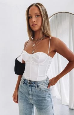 BB X GRACIE Tops Angel Energy Satin Corset