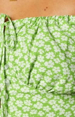 BB Exclusive Angelo Green Midi Dress Dresses