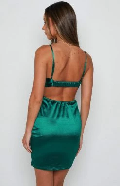 Beginning Boutique Dresses Annalisa Emerald Mini Dress