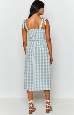 Beginning Boutique Annette Midi Dress Green Gingham Dresses 13 Beginning Boutique Annette Midi Dress Green Gingham Dresses
