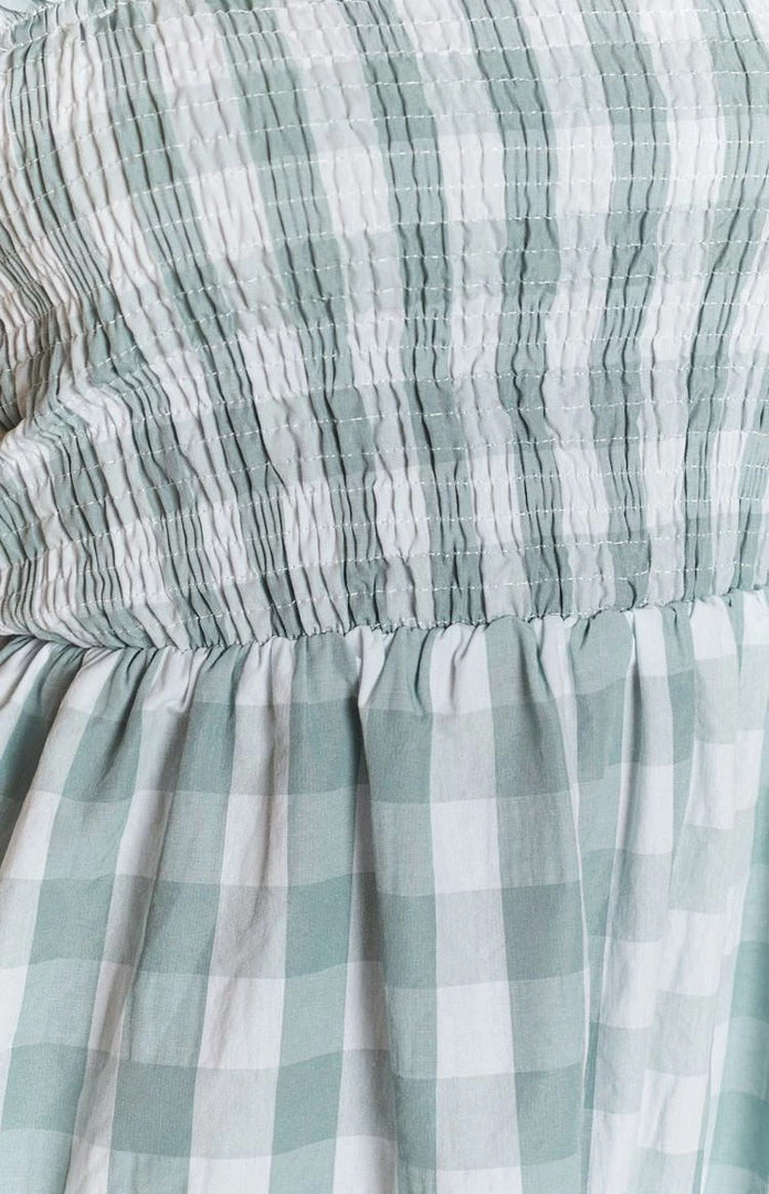 Beginning Boutique Annette Midi Dress Green Gingham Dresses 7 Beginning Boutique Annette Midi Dress Green Gingham Dresses
