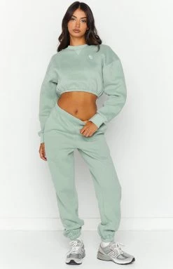 BB Exclusive Annie Mineral Cropped Sweater Outerwear