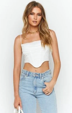 Beginning Boutique Tops Antoni White Corset Top 9 Beginning Boutique Tops Antoni White Corset Top