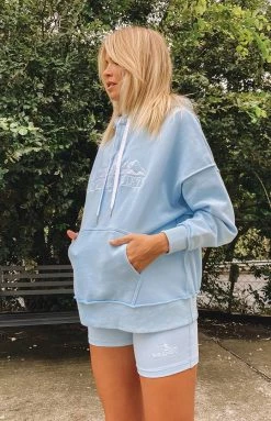 9.0 Sport Apres Hoodie Blue Outerwear