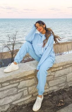 9.0 Sport Apres Hoodie Blue Outerwear