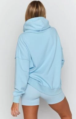 9.0 Sport Apres Hoodie Blue Outerwear