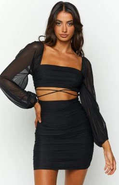 Beginning Boutique Apryl Black Cut Out Dress Dresses 10 Beginning Boutique Apryl Black Cut Out Dress Dresses