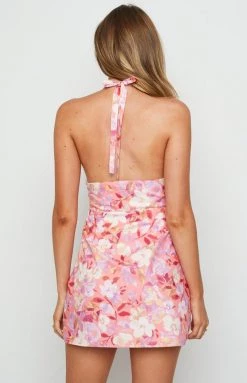 BB Exclusive Dresses Arbour Pink Floral Mini Dress 11 BB Exclusive Dresses Arbour Pink Floral Mini Dress