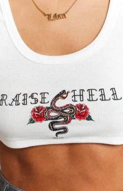 BB Exclusive Arizona Raise Hell White Tank