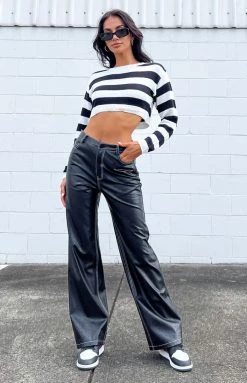 Beginning Boutique Outerwear Artist Paradise Mono Stripe Jumper