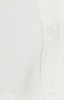 BB Exclusive Arya White Cut Out Shirt Dress New