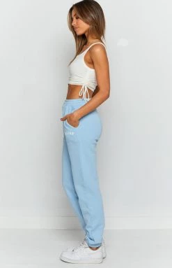 BB Exclusive Aspen Lounge Pants Malibu Blue Bottoms
