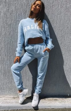 BB Exclusive Aspen Lounge Pants Malibu Blue Bottoms