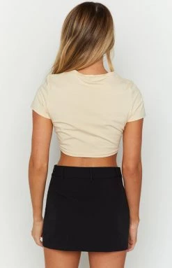 BB Exclusive Aspin Black Mini Skirt