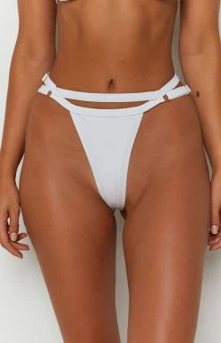 9.0 Swim X Ariella Swimwear 9.0 Swim X Attina Bikini Bottoms White