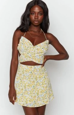 BB Exclusive Aura Cross Over Mini Dress Floral