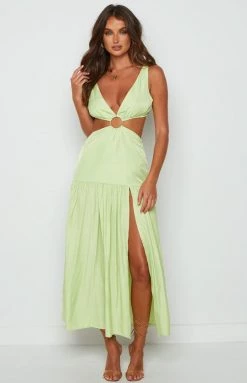 BB Exclusive Aurelia Green Midi Dress Dresses