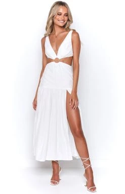 BB Exclusive Aurelia White Maxi Dress 12 BB Exclusive Aurelia White Maxi Dress