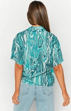 BB Exclusive Tops Barbeque Button Shirt Blue 18 BB Exclusive Tops Barbeque Button Shirt Blue