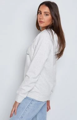 Beginning Boutique BB Run Club Grey Marle Hoodie Outerwear