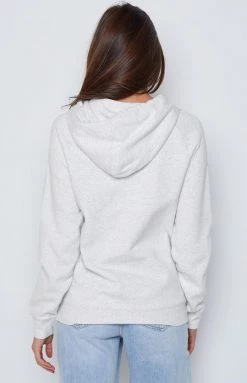 Beginning Boutique BB Run Club Grey Marle Hoodie Outerwear