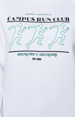 BB Exclusive Outerwear BB Run Club White Sweater
