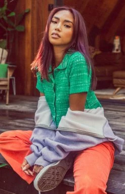 BB Exclusive Tops Beth Knit Polo Green