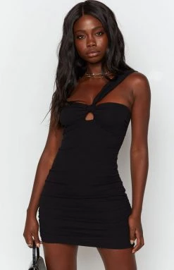 BB Exclusive Dresses Bronxville Mini Dress Black