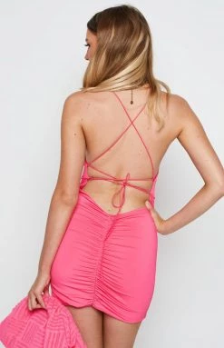 BB Exclusive Bad Idea Mini Party Dress Pink Dresses 13 BB Exclusive Bad Idea Mini Party Dress Pink Dresses