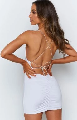 BB Exclusive Bad Idea Mini Party Dress White Dresses