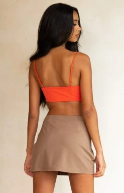 BB Exclusive Banksy Brown Mini Skirt Bottoms