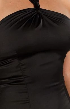 BB Exclusive Dresses Barbaria Scarf Dress Black