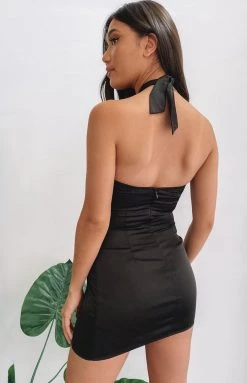 BB Exclusive Dresses Barbaria Scarf Dress Black