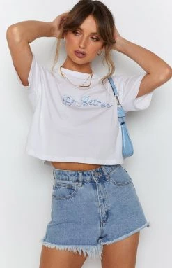 BB Exclusive Be Better Crop Top White Tops 15 BB Exclusive Be Better Crop Top White Tops