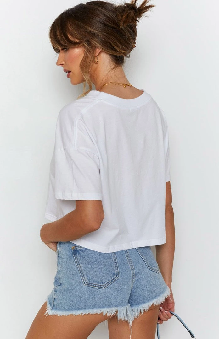 BB Exclusive Be Better Crop Top White Tops 8 BB Exclusive Be Better Crop Top White Tops