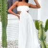 Beginning Boutique New Bea White Midi Dress