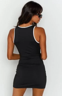 Beginning Boutique Becca Black Mini Dress