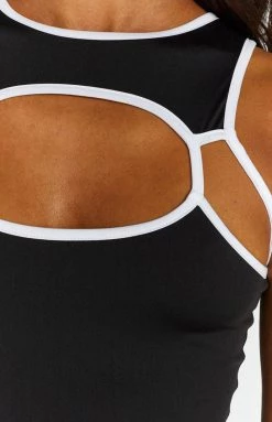 Beginning Boutique Becca Black Mini Dress