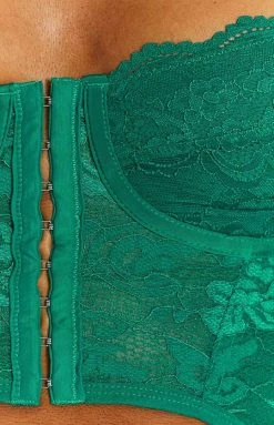 BB Exclusive Beckster Green Garter Corset Top Tops 12 BB Exclusive Beckster Green Garter Corset Top Tops