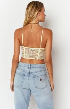 BB Exclusive Tops Beckster Yellow Garter Corset Top 11 BB Exclusive Tops Beckster Yellow Garter Corset Top