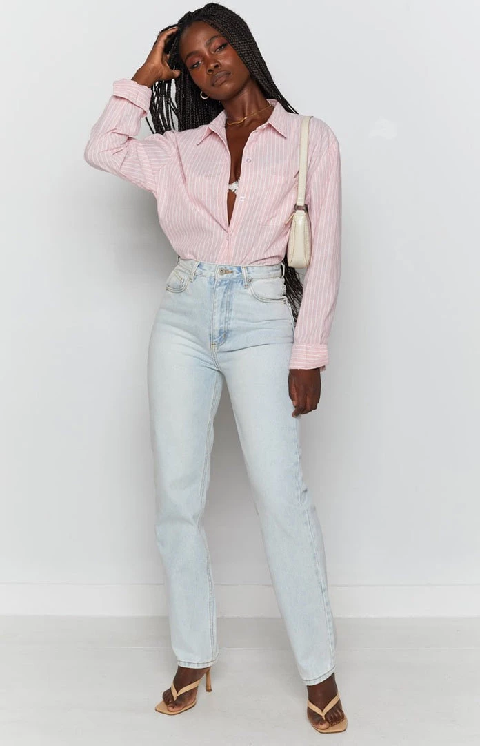 Emma Rose X Beginning Boutique Bottoms The Becky Jeans Vintage Blue Wash 5 Emma Rose X Beginning Boutique Bottoms The Becky Jeans Vintage Blue Wash