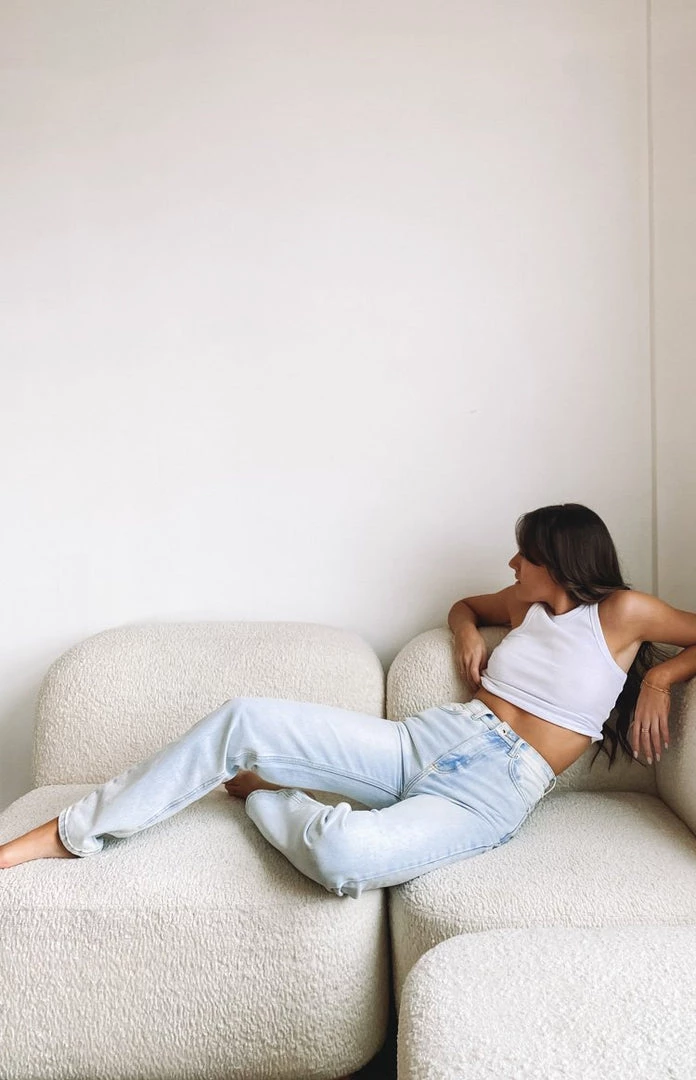 Emma Rose X Beginning Boutique Bottoms The Becky Jeans Vintage Blue Wash 2 Emma Rose X Beginning Boutique Bottoms The Becky Jeans Vintage Blue Wash